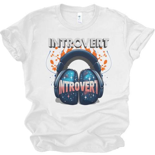 Introvert's Best Friend Noise-Canceling Headphones Unisex Jersey T-Shirt - Raresse