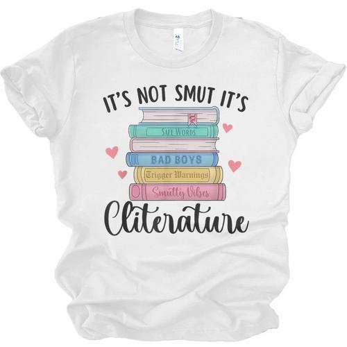 It's Not Smut It's Literature Dark Romance Smutt Book Lover Unisex Jersey T-Shirt - Bookorys UK