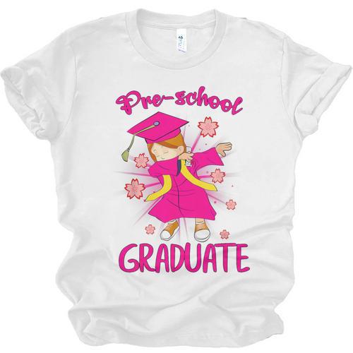 Kids Preschool Graduate 2018 Graduation Pre-K Unisex Jersey T-Shirt - Best Gift Smart