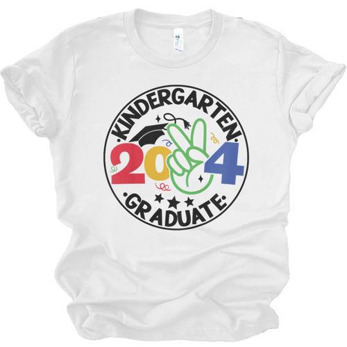 Kindergarten Graduation 2024 Graduate Last Day Of School Unisex Jersey T-Shirt - Best Gift Smart