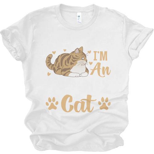 Kitty Pet Lover Introvert Person Cats Show Family Member Unisex Jersey T-Shirt - Raresse