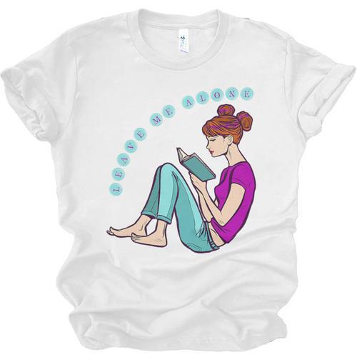 Leave Me Alone I'm Reading a Book For Bookworms Premium Tri-Blend Unisex Jersey T-Shirt - Bookorys AU