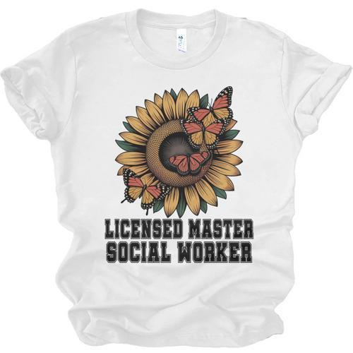 Licensed Masters Social Work Worker LMSW Graduation 2026 Unisex Jersey T-Shirt - Best Gift Smart
