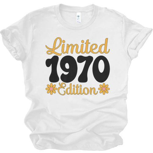 Limited 1970 Edition Retro Vintage 70s Nostalgia Premium Unisex Jersey T-Shirt - Figerry