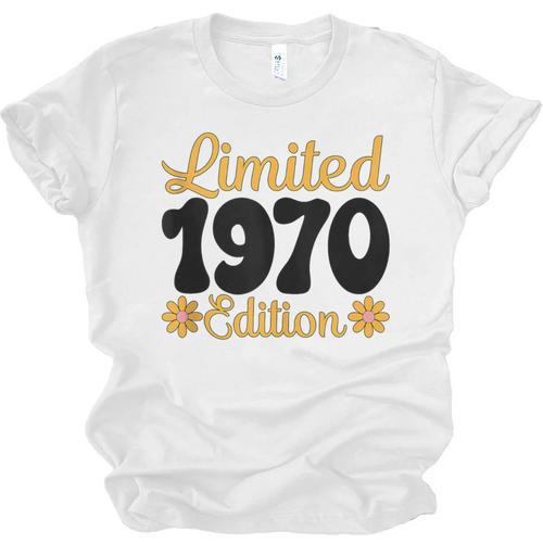 Limited 1970 Edition Retro Vintage 70s Nostalgia Unisex Jersey T-Shirt - Figerry