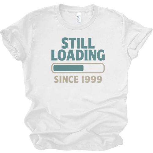 Still Loading Since 1999 Retro Tech Nostalgia Premium Tri-Blend Unisex Jersey T-Shirt - Figerry