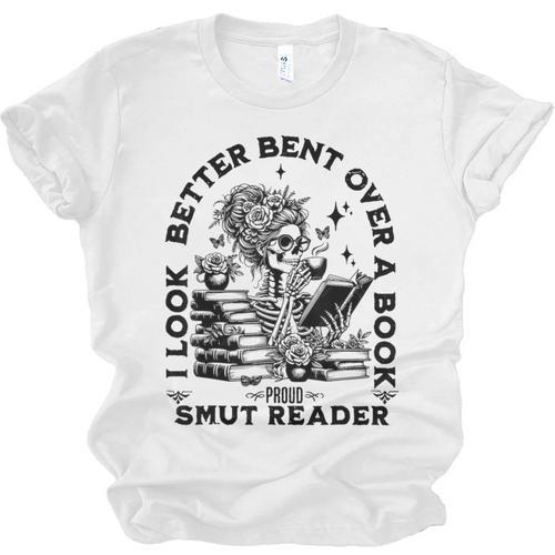 I Look Better Bent Over A Book Smut Reader Unisex Jersey T-Shirt - Bookorys CA