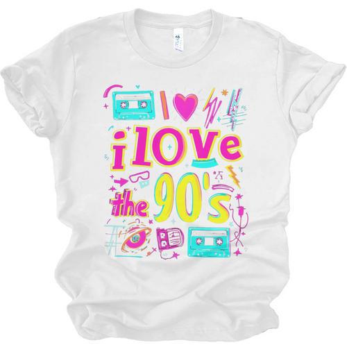 I Love The 90'S 90s Nostalgia Unisex Jersey T-Shirt - Figerry