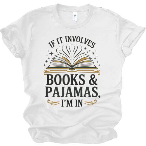 Magical Pajama And Book Lover Outfit For Readers Who Love Unisex Jersey T-Shirt - Bookorys DE