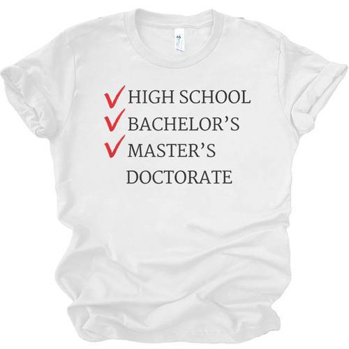 Master's Degree Graduation Graduate Unisex Jersey T-Shirt - Best Gift Smart