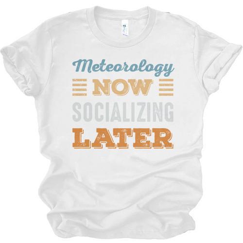 Meteorology Now Minimal Socializing Introvert Vintage Unisex Jersey T-Shirt - Raresse