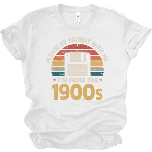 Millennials Please Be Patient With Me I'm From The 1900s Premium Unisex Jersey T-Shirt - Figerry