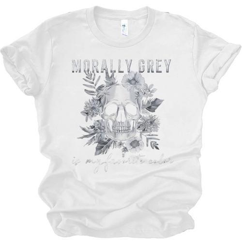 Morally Grey Is My Favorite Color Morally Grey Book Club Unisex Jersey T-Shirt - Bookorys CA