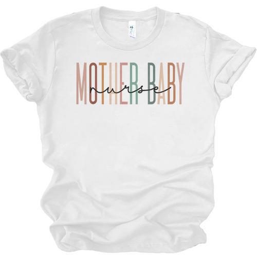 Mother Baby Nurse Postpartum Mom Baby Nursing Graduation Unisex Jersey T-Shirt - Best Gift Smart