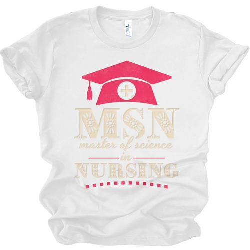 Msn Master Of Science In Nursing College Graduation Premium Tri-Blend Unisex Jersey T-Shirt - Best Gift Smart