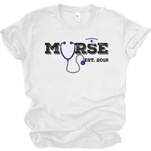 Murse Est 2018 Male Nurse Graduation Unisex Jersey T-Shirt - Best Gift Smart