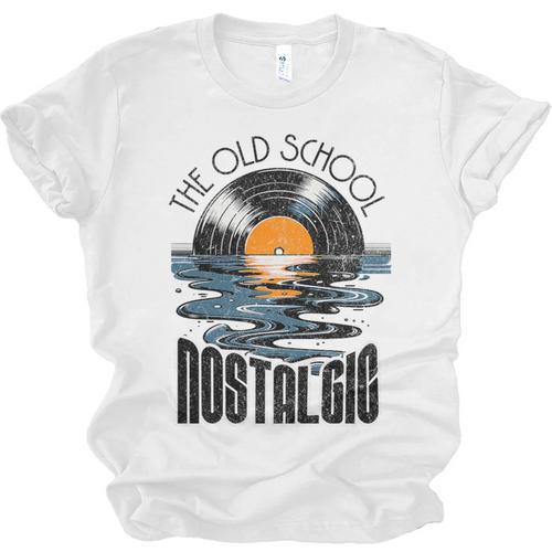 Music Old School Nostalgia Record Premium Tri-Blend Unisex Jersey T-Shirt - Figerry