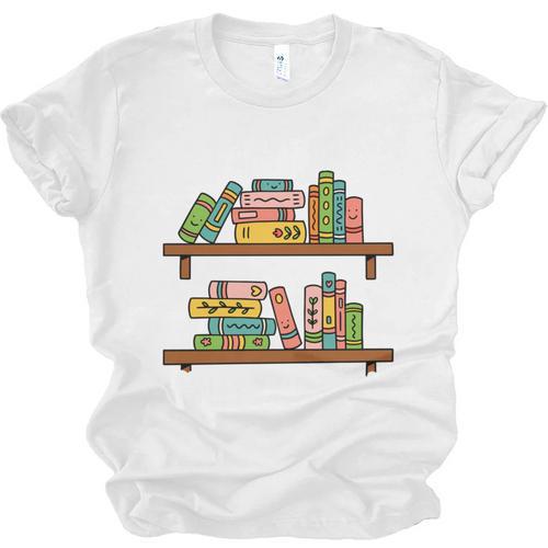 I Have NO Shelf Control Book Lover Unisex Jersey T-Shirt - Bookorys DE