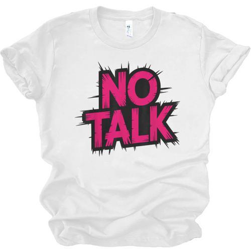 No Small Talk Zone – Introvert Quote Unisex Jersey T-Shirt - Raresse