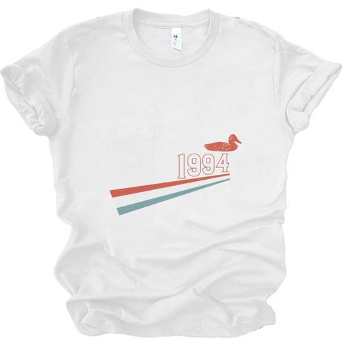 Nostalgia 90s Duck Goose Premium Tri-Blend Unisex Jersey T-Shirt - Figerry