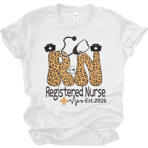 Nurse Est 2026 Graduation Graduate Nursing Student RN LPN Unisex Jersey T-Shirt - Best Gift Smart