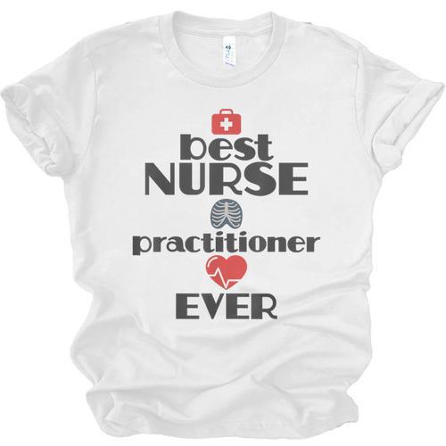 Nurse Practitioner Graduation FNP MSN Nurses Week Unisex Jersey T-Shirt - Best Gift Smart