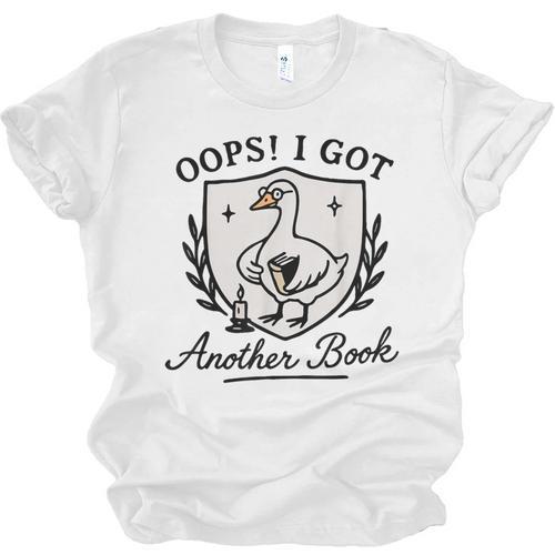 OOPS I GOT Another Book Design Unisex Jersey T-Shirt - Bookorys CA