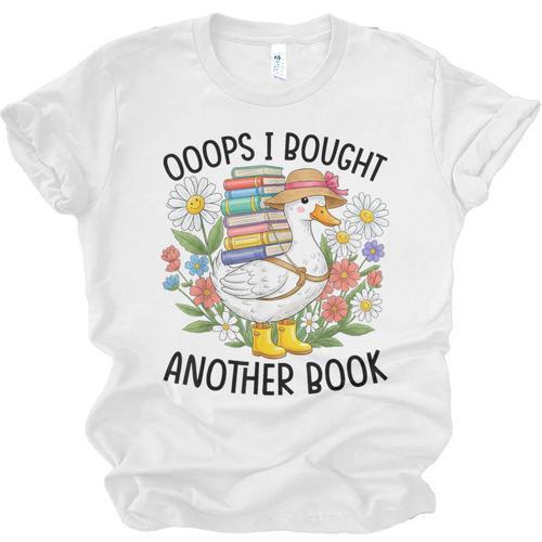 Oops I Bought Another Book Goose Unisex Jersey T-Shirt - Bookorys