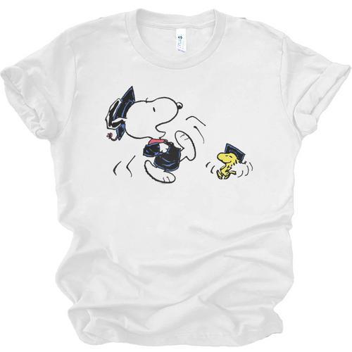 Peanuts Graduation Squad Snoopy Woodstock Raglan Baseball Tee Unisex Jersey T-Shirt - Best Gift Smart
