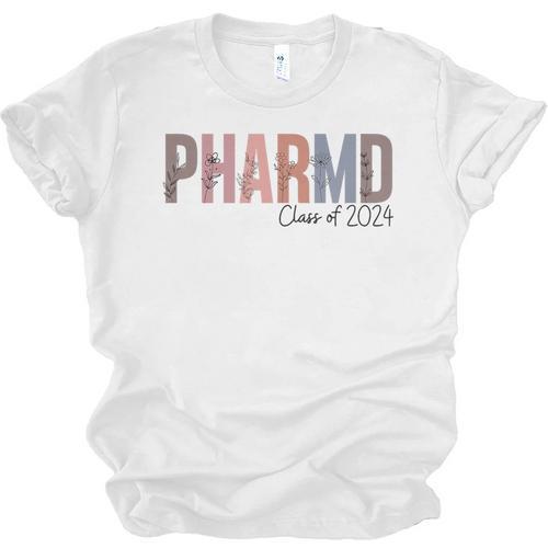 Pharmacist Graduation PharmD Class Of 2024 Pharmacy Grad Unisex Jersey T-Shirt - Best Gift Smart