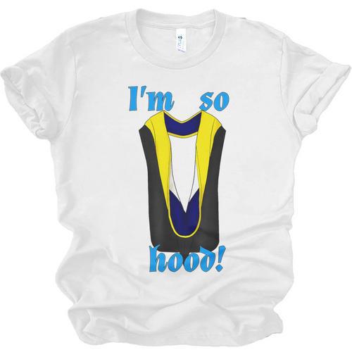 PhD Hood Graduation Shirt Doctorate Degree Doctoral Unisex Jersey T-Shirt - Best Gift Smart