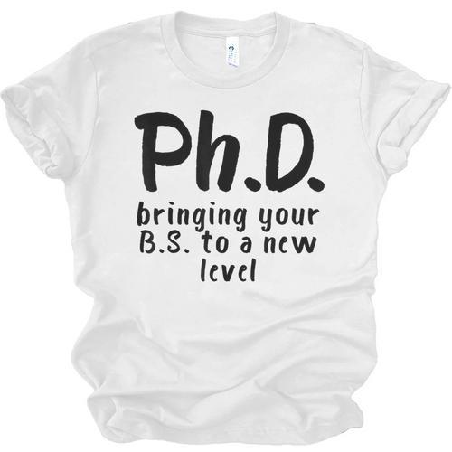 Phd Shirt Bs Doctorate Graduation Doctoral Unisex Jersey T-Shirt - Best Gift Smart