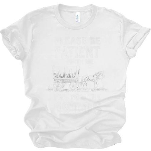 Playful Slow Pace Please Be Patient I'm From The 1900s Premium Unisex Jersey T-Shirt - Figerry