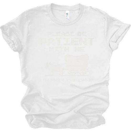 Please Patient I'm From The 1900s Boomer Meme Premium Unisex Jersey T-Shirt - Figerry