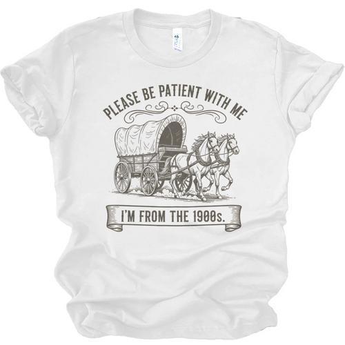 Please Be Patient With Me I'm From The 1900s Boomer Unisex Jersey T-Shirt - Figerry