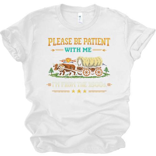 Please Be Patient With Me I'm From The 1900s Classic Game Unisex Jersey T-Shirt - Figerry