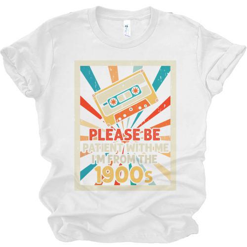 Please Be Patient With Me I'm From The 1900s Cool Dad Premium Tri-Blend Unisex Jersey T-Shirt - Figerry