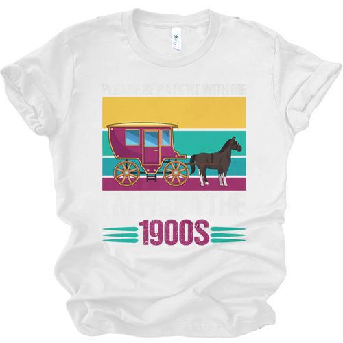 Please Be Patient With Me I'm From The 1900s Cool Dad Premium Unisex Jersey T-Shirt - Figerry