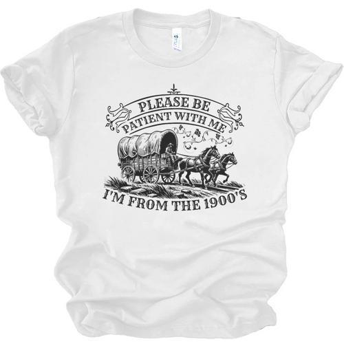 Please Be Patient With Me I'm From The 1900s For Men Women Premium Tri-Blend Unisex Jersey T-Shirt - Figerry