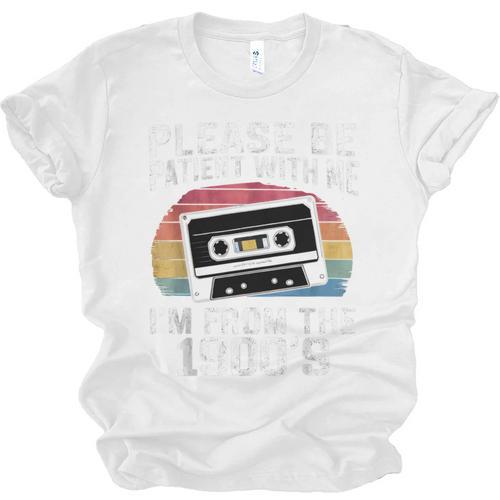 Please Be Patient With Me I'm From The 1900s Retro 90s Unisex Jersey T-Shirt - Figerry