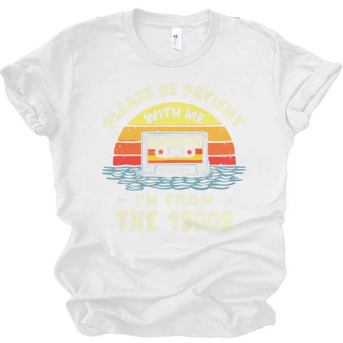 Please Be Patient With Me I'm From The 1900s Shirt Men Women Premium Tri-Blend Unisex Jersey T-Shirt - Figerry