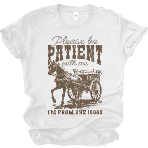 Please Be Patient With Me I'm From The 1900s Graphic Unisex Jersey T-Shirt - Figerry