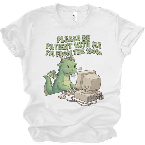 Please Be Patient I'm From The 1900s Vintage Men Women Unisex Jersey T-Shirt - Figerry