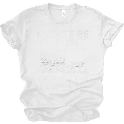 Please Be Patient With Me I'm From The 1900s Vintage Western Premium Unisex Jersey T-Shirt - Figerry