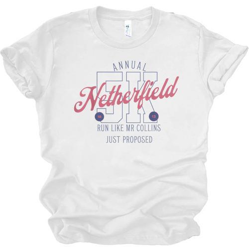 Pride And Prejudice Run Like Mr Collins Just Proposed Book Unisex Jersey T-Shirt - Bookorys