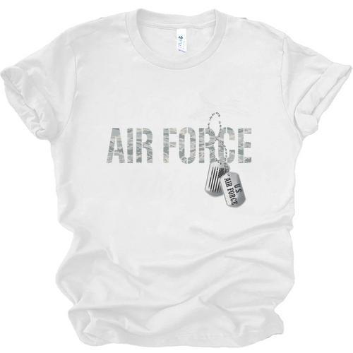 Proud Air Force Wife Air Force Graduation USAF Wife Unisex Jersey T-Shirt - Best Gift Smart
