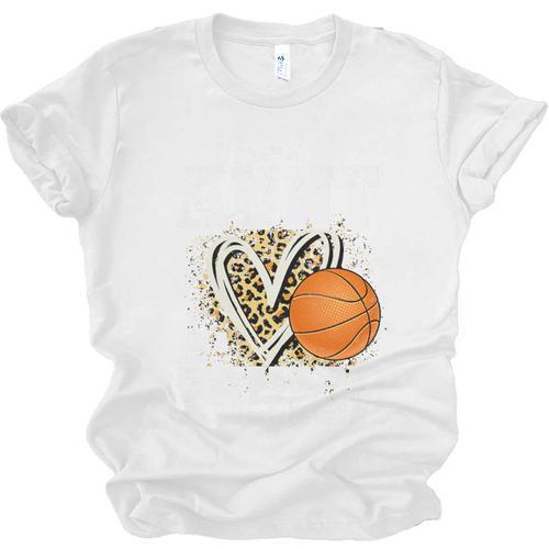 Proud Aunt Of A 2026 Senior Basketball Graduation Leopard Premium Tri-Blend Unisex Jersey T-Shirt - Best Gift Smart