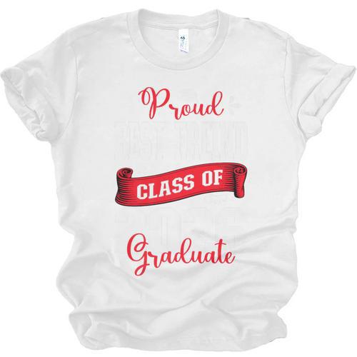 Proud Best Freind Of a Class Of 2026 Graduate For Graduation Premium Unisex Jersey T-Shirt - Best Gift Smart