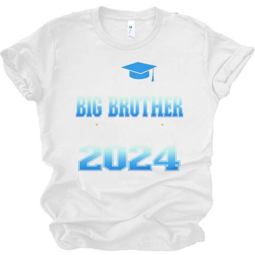 Proud Big Brother Of 5th Grade Graduate 2024 Graduation Unisex Jersey T-Shirt - Best Gift Smart