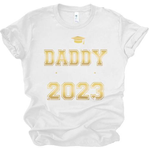 Proud Daddy Of Two 2023 Graduate Class 2023 Graduation Unisex Jersey T-Shirt - Best Gift Smart